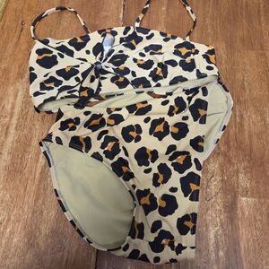 Leopard Print Bikini Set
